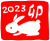 うさぎ　判子風４年号（卯年年賀状素材）