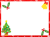 クリスマスツリーヒイラギフレーム　透過png