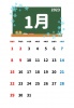 2023年1月の黒板カレンダー