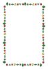 5_フレーム_クリスマスセット・ツリー・プレゼント等・縦の長方形