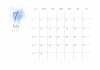 2023年7月━予定が書き込めるおしゃれなカレンダー