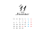 2023年11月のシンプルなカレンダー