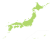 ちょっとラフな手書き日本地図　シンプル版 