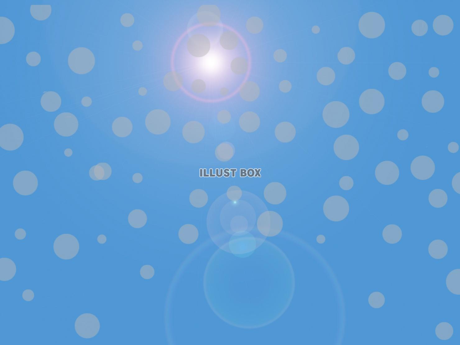 JPEG:逆光に漂う水玉模様の背景