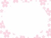 JPEG:桜デザインの額縁風フレーム