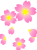 桜の花模様壁紙画像シンプル背景素材イラスト透過png