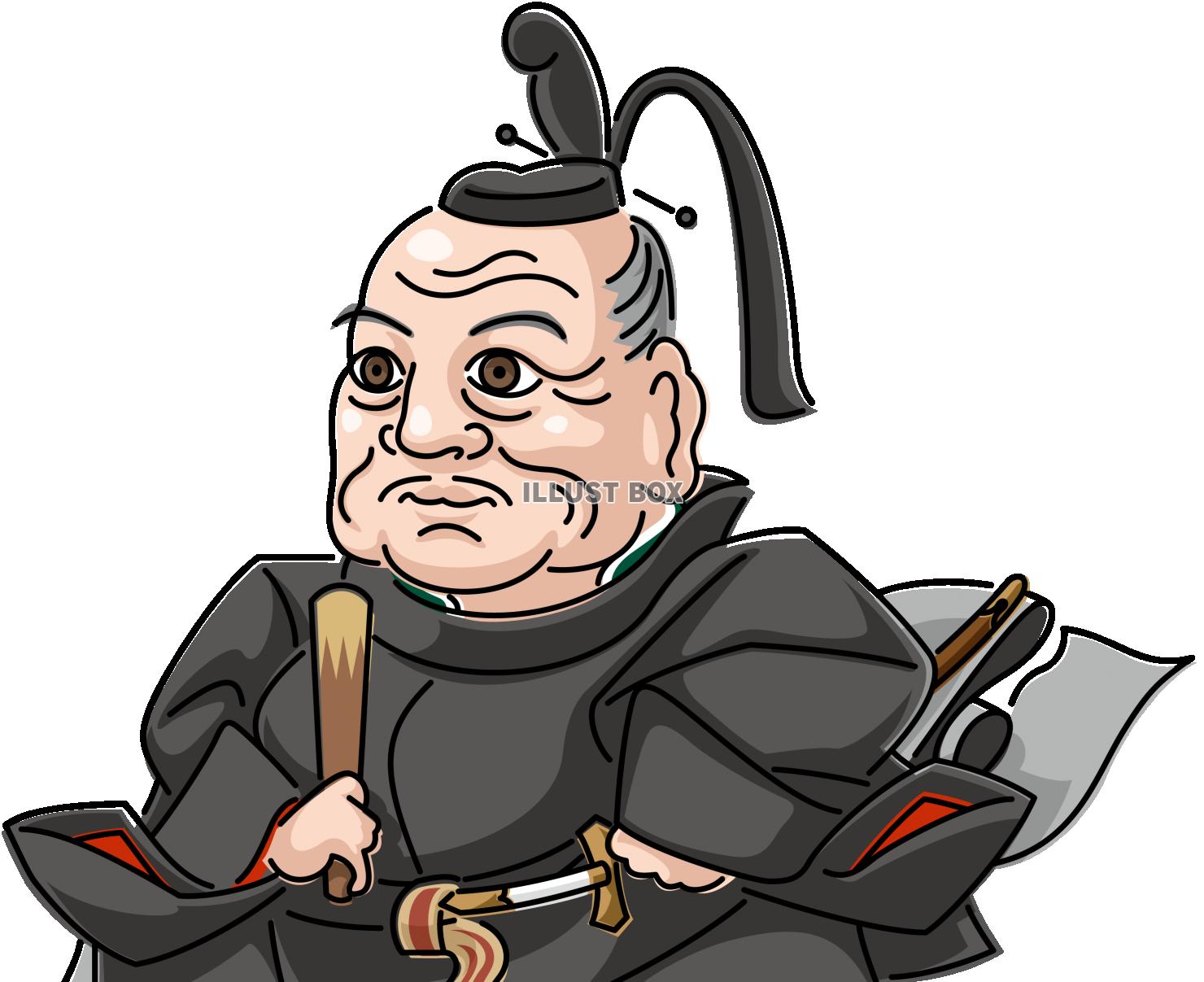 コミカルな徳川家康　日本史の有名な将軍