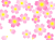 桜の花模様壁紙画像シンプル背景素材イラスト透過png