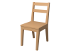 椅子のシンプルな3DCG【透過PNG】
