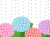 雨降りの紫陽花壁紙画像シンプル背景素材イラスト透過png