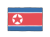 手描き国旗シリーズ　北朝鮮