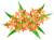 金木犀のお花模様壁紙画像シンプル背景素材イラストpng透過