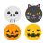 ハロウィンキャラ素材　透過png