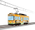 しばちゃんず路面電車（透過PNG）改