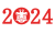 辰年2024フォント　透過png