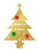 金色クリスマスツリー　透過png