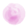 水彩の円形フレーム06紫色