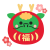 梅付き辰だるま　透過png