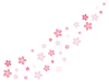 ピンクの桜の花びらのイラスト