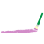 筆とライン03　紫