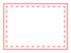 ピンクのシンプルな四角いフレーム　165