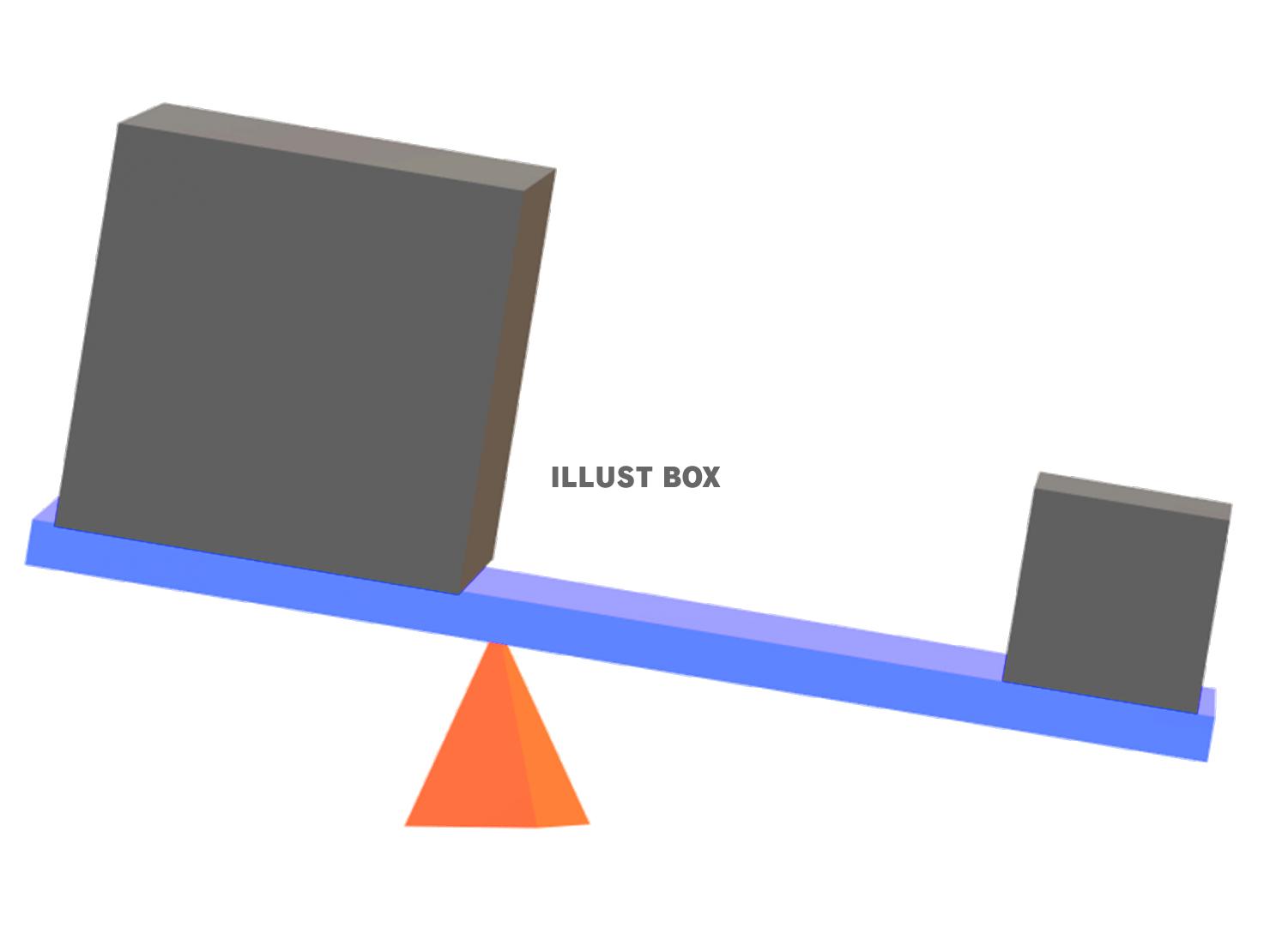 「てこの原理」イメージ用素材【PNG】01