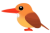 アカショウビン（日本の野鳥）透過PNG