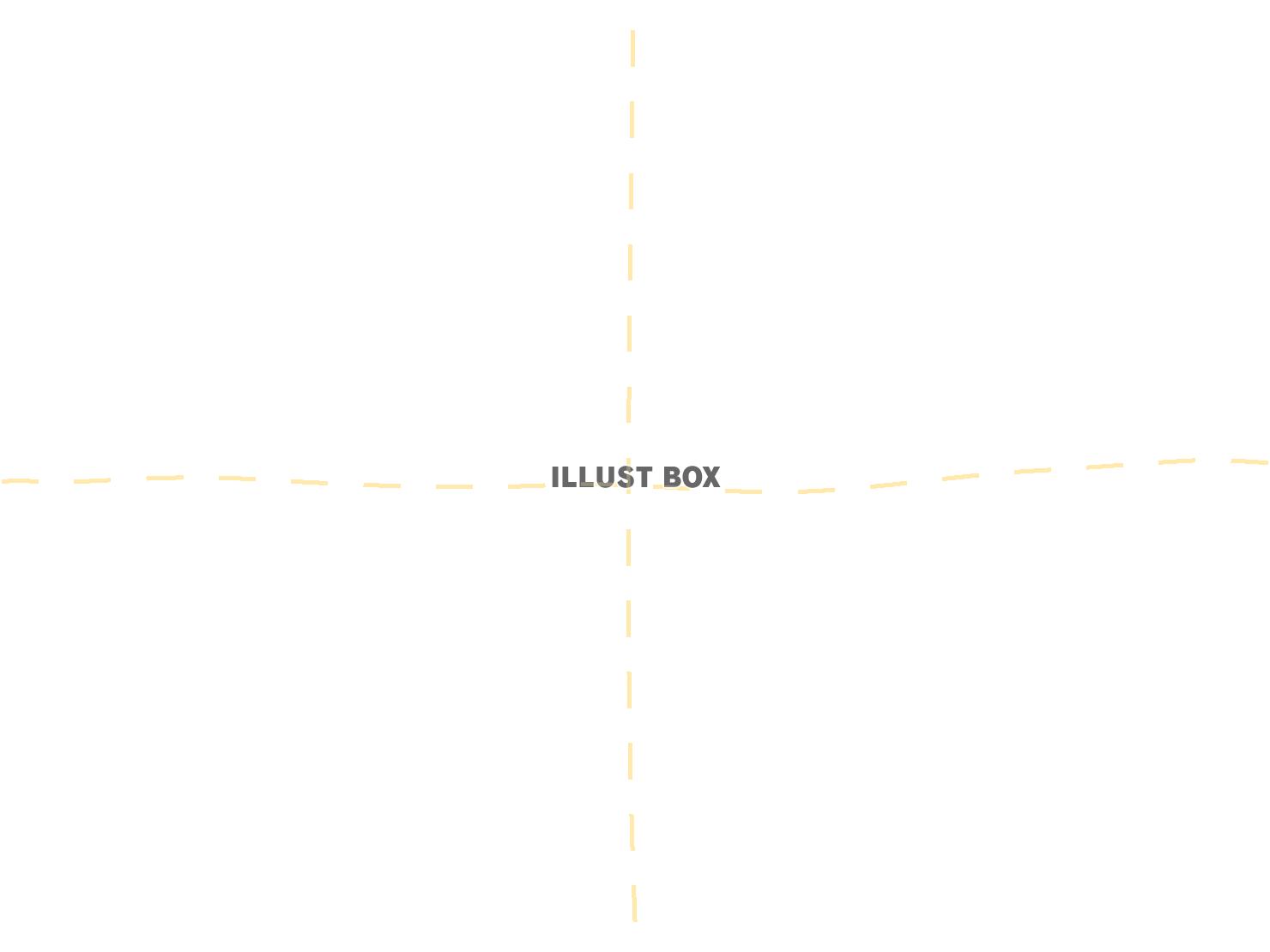 黄色い点線十字フレーム　221