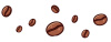 コーヒー豆のイラストセット