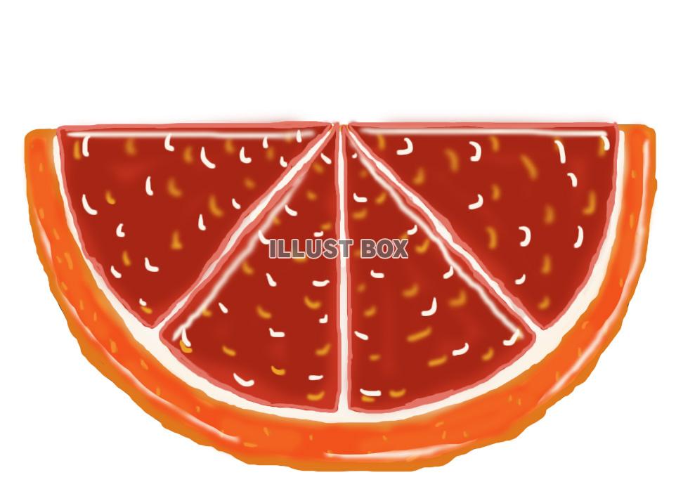 ブラッドオレンジ(くし切り)jpg