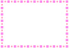 【四角いタイルのフレーム】１　ピンク系　白背景jpeg