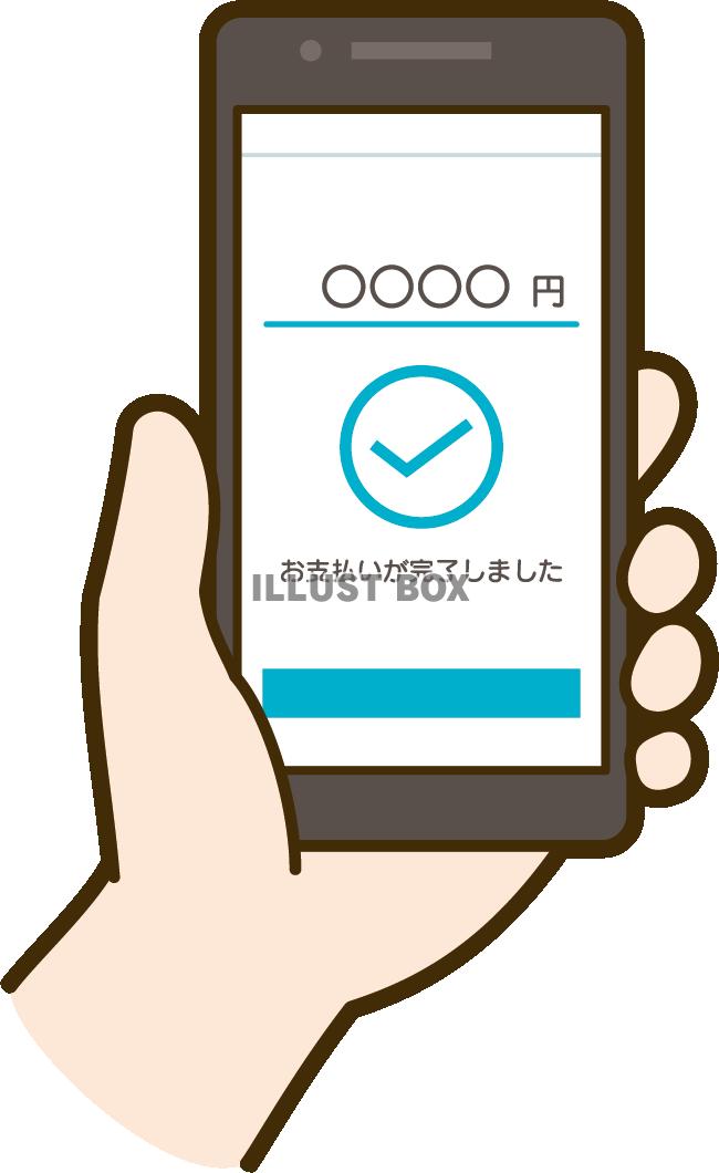 スマホ決済・支払い完了