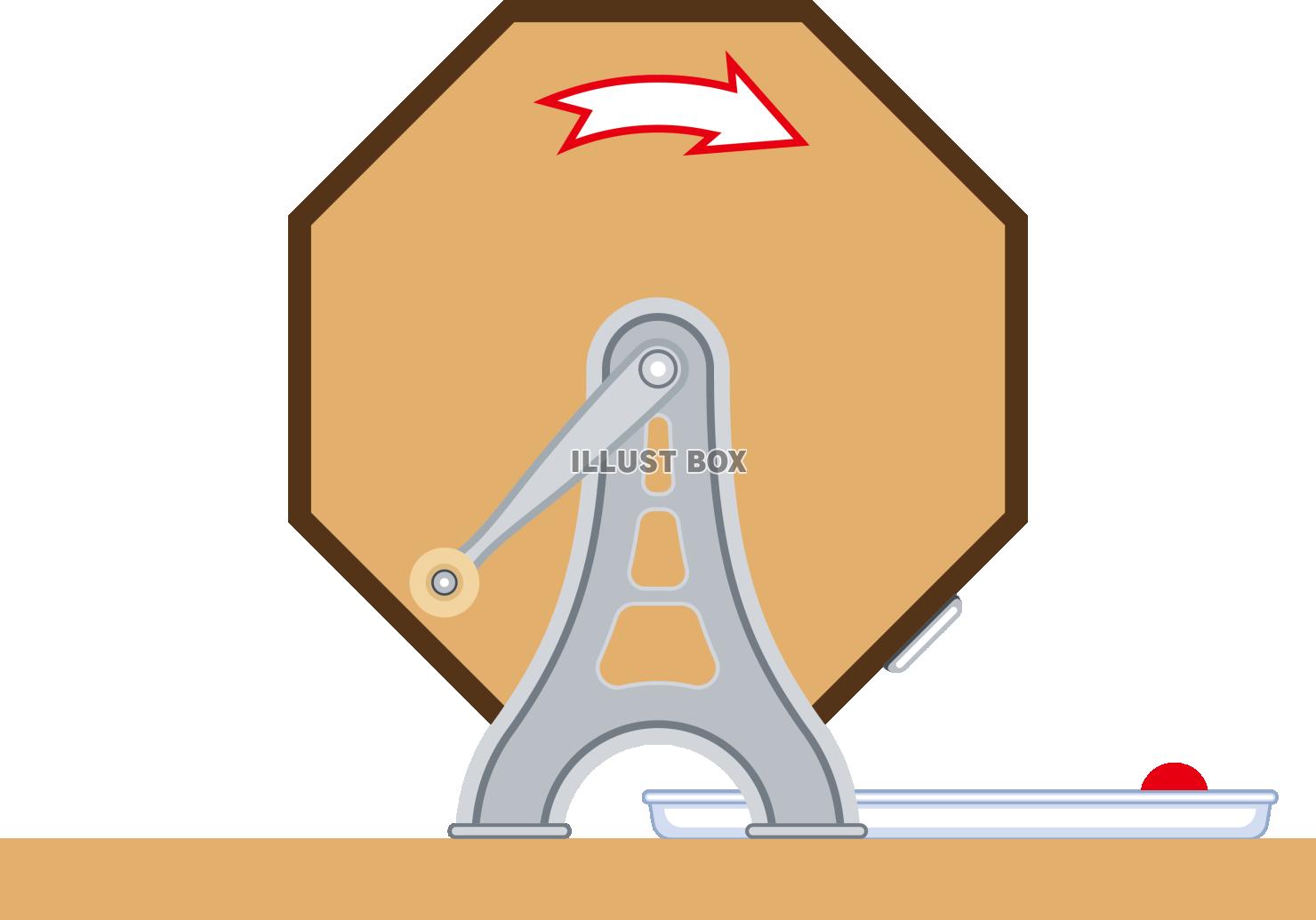  福引にガラガラ回して使用する抽選器