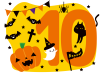 【10月カレンダー見出し】ハロウィン２