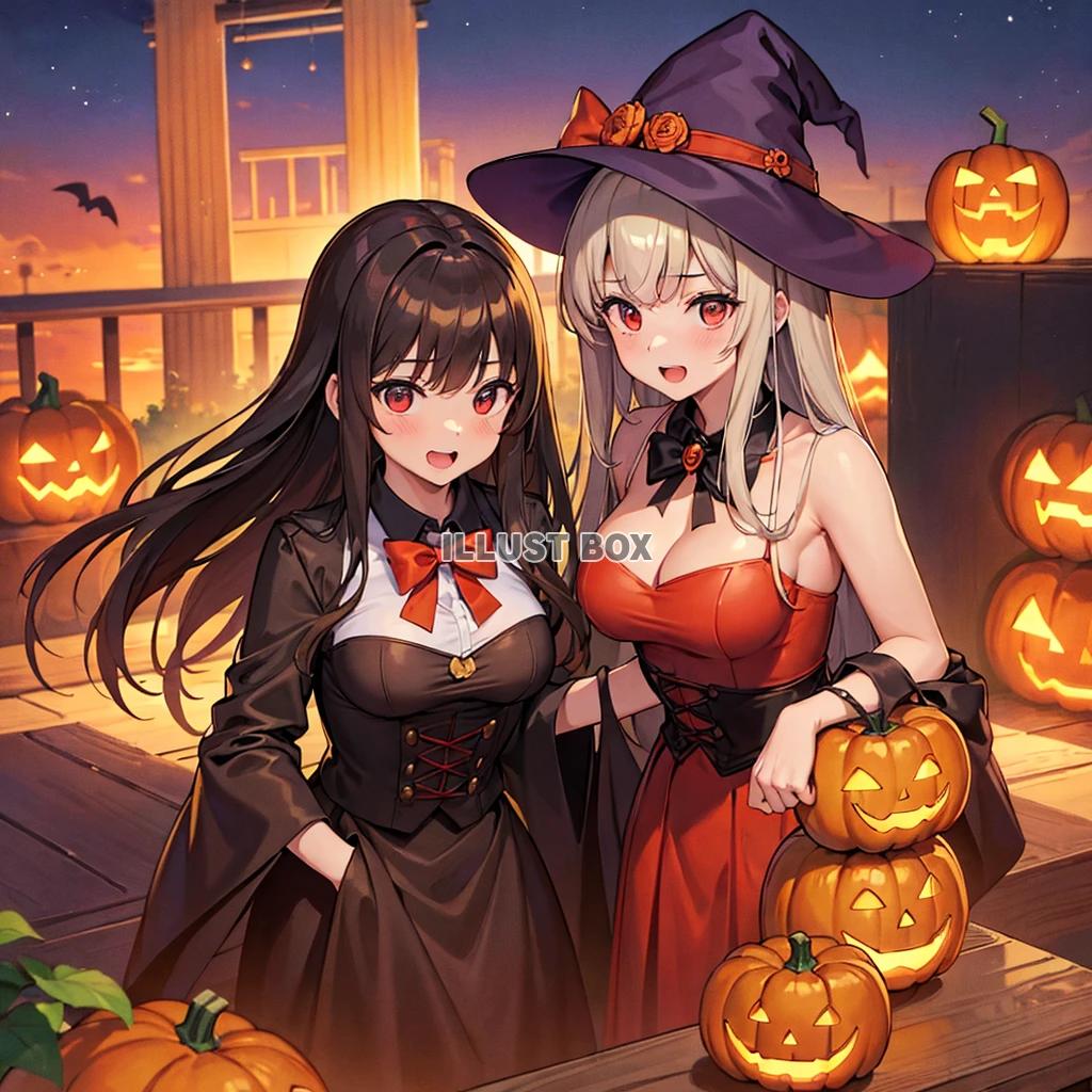 ハロウィンの魔法少女