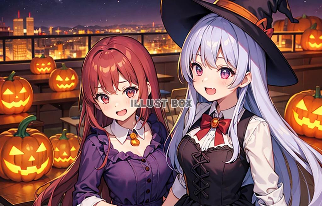 ハロウィンの魔法少女