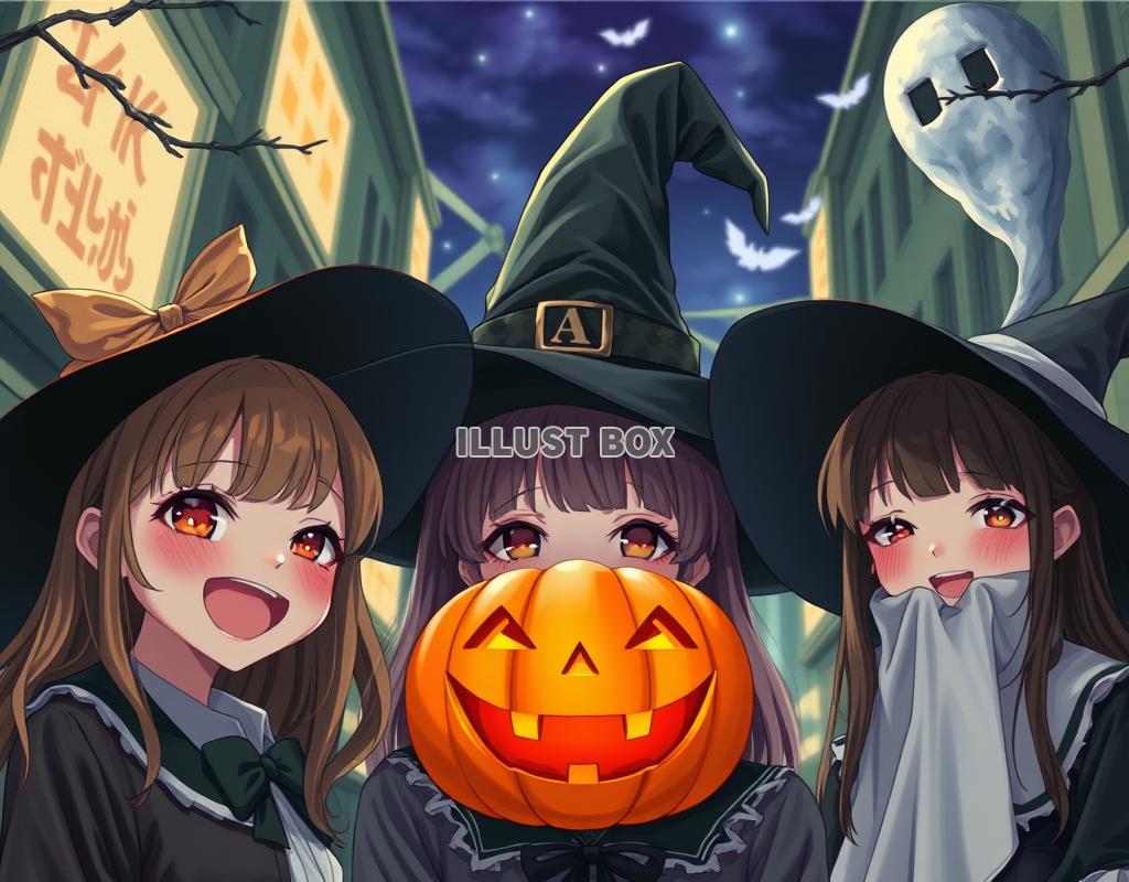 ハロウィンの魔法少女