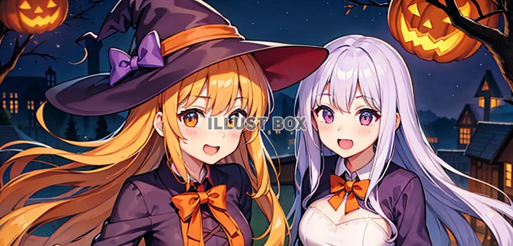 ハロウィンの魔法少女