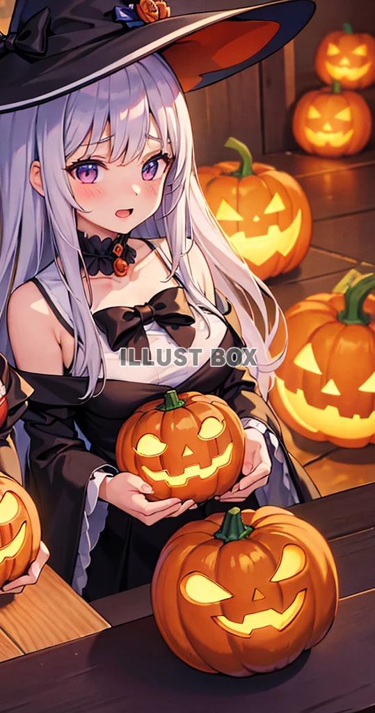 ハロウィンの魔法少女