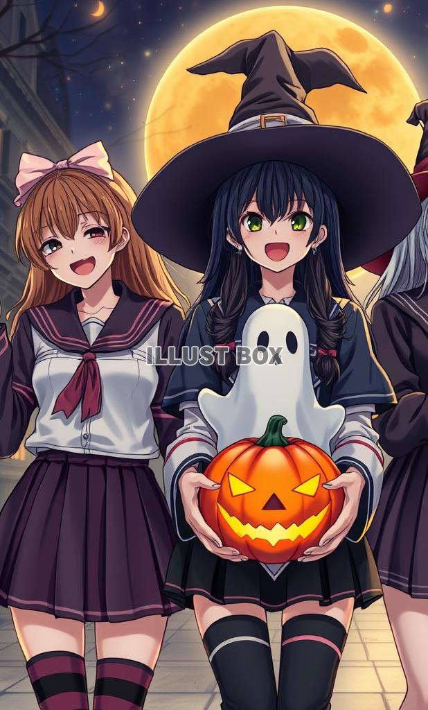 ハロウィンの魔法少女