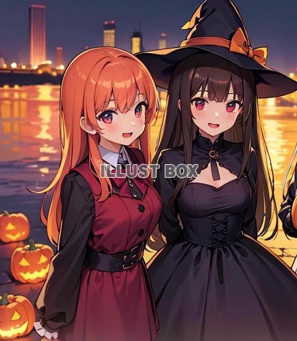 ハロウィンの魔法少女