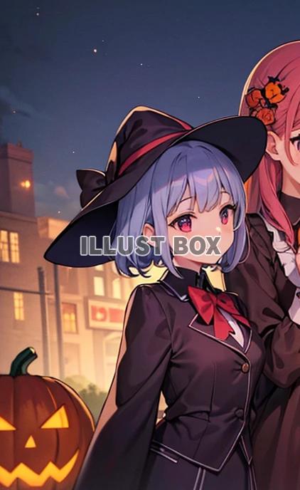 ハロウィンの魔法少女