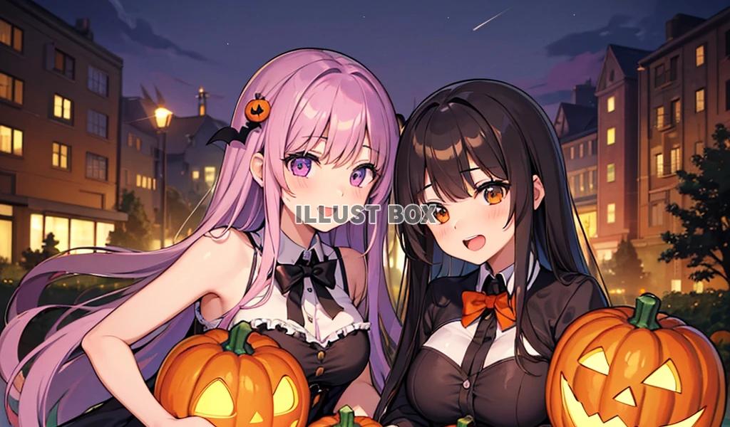 ハロウィンの魔法少女