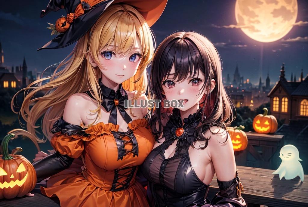 ハロウィンの魔法少女