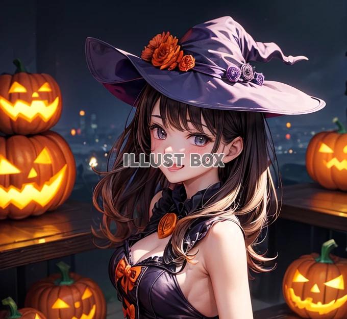 ハロウィンの魔法少女