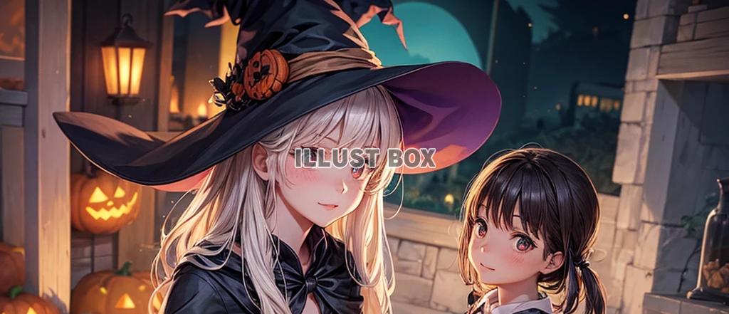 ハロウィンの魔法少女