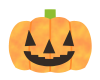 ハロウィンのかぼちゃ　透過png