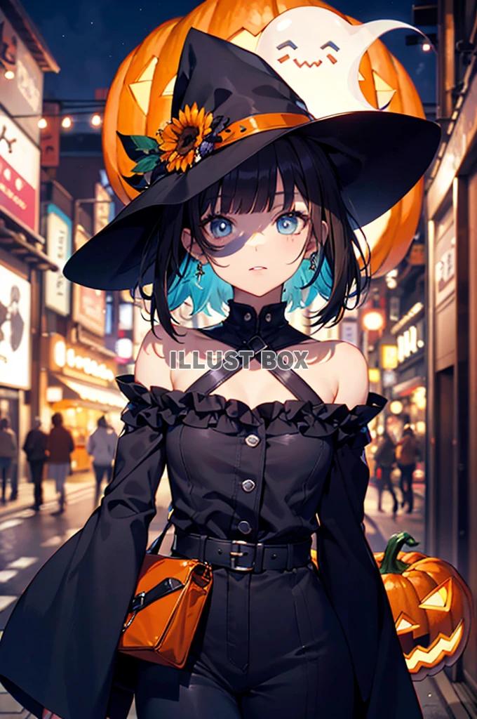 ハロウィンの魔法少女