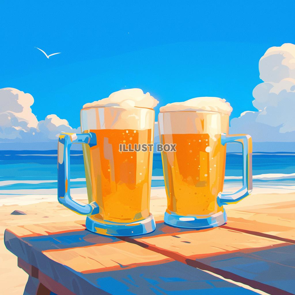 海と青空とビール #01