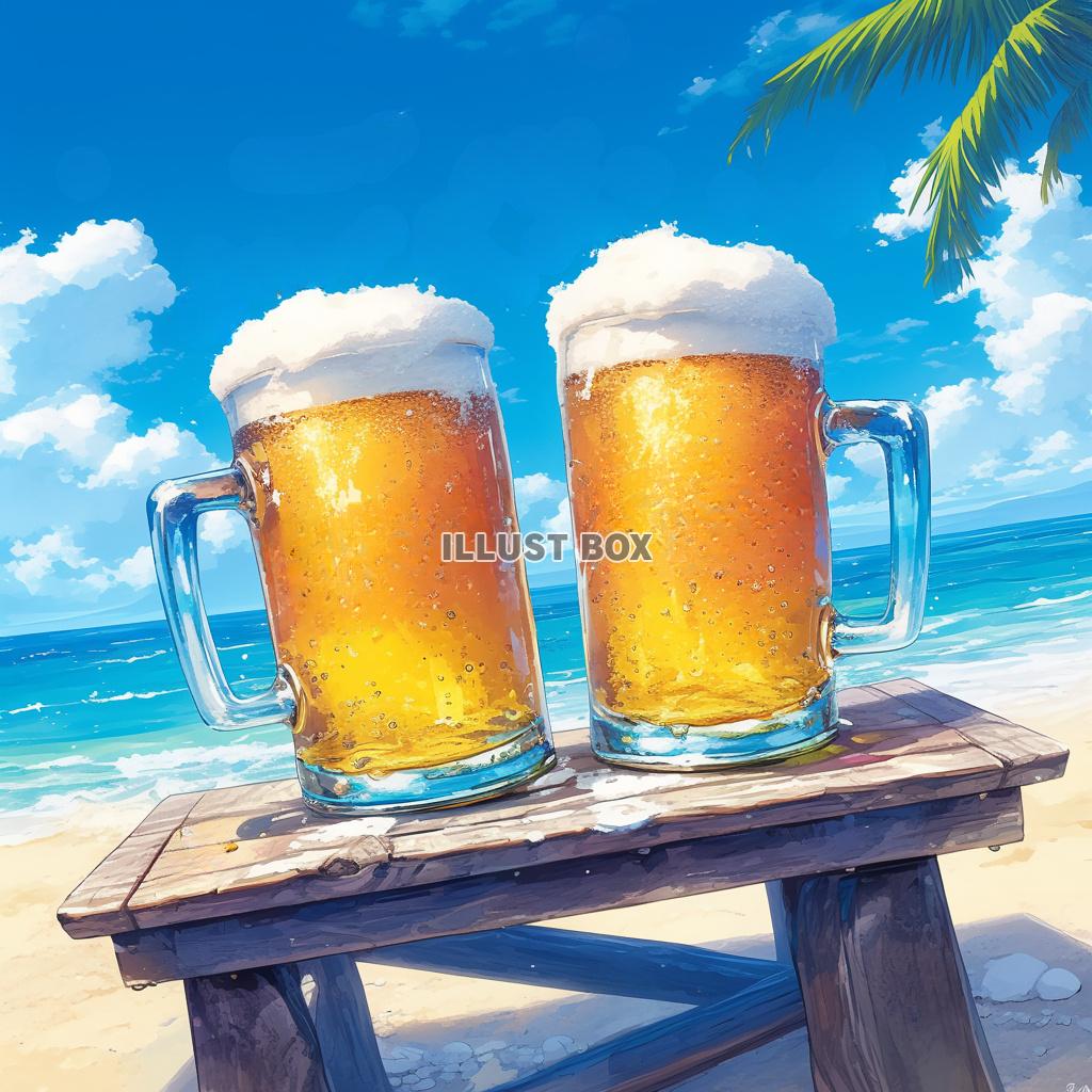 海と青空とビール #03